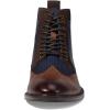 Stacy Adams Men’s Finnegan Wingtip Boot,NAVY/COGNAC,14M