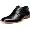 STACY ADAMS Men’s Dickinson Cap-Toe Lace-up Oxford(Black)