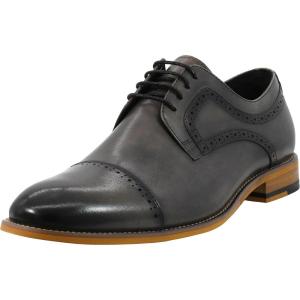 STACY ADAMS Men’s Dickinson Cap-Toe Lace-up Oxford(Grey)