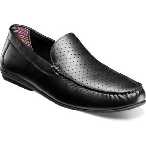 Stacy Adams Mens Conroy Moc Toe Driver(Black)
