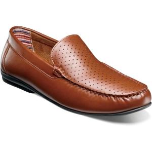 Stacy Adams Mens Conroy Moc Toe Driver(Cognac)