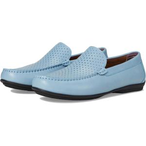 Stacy Adams Mens Conroy Moc Toe Driver(Light Blue)