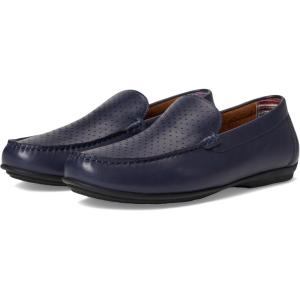 Stacy Adams Mens Conroy Moc Toe Driver(Navy)