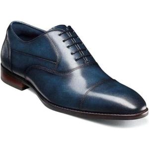 Stacy Adams Mens Kallum Cap Toe Oxford(Navy)
