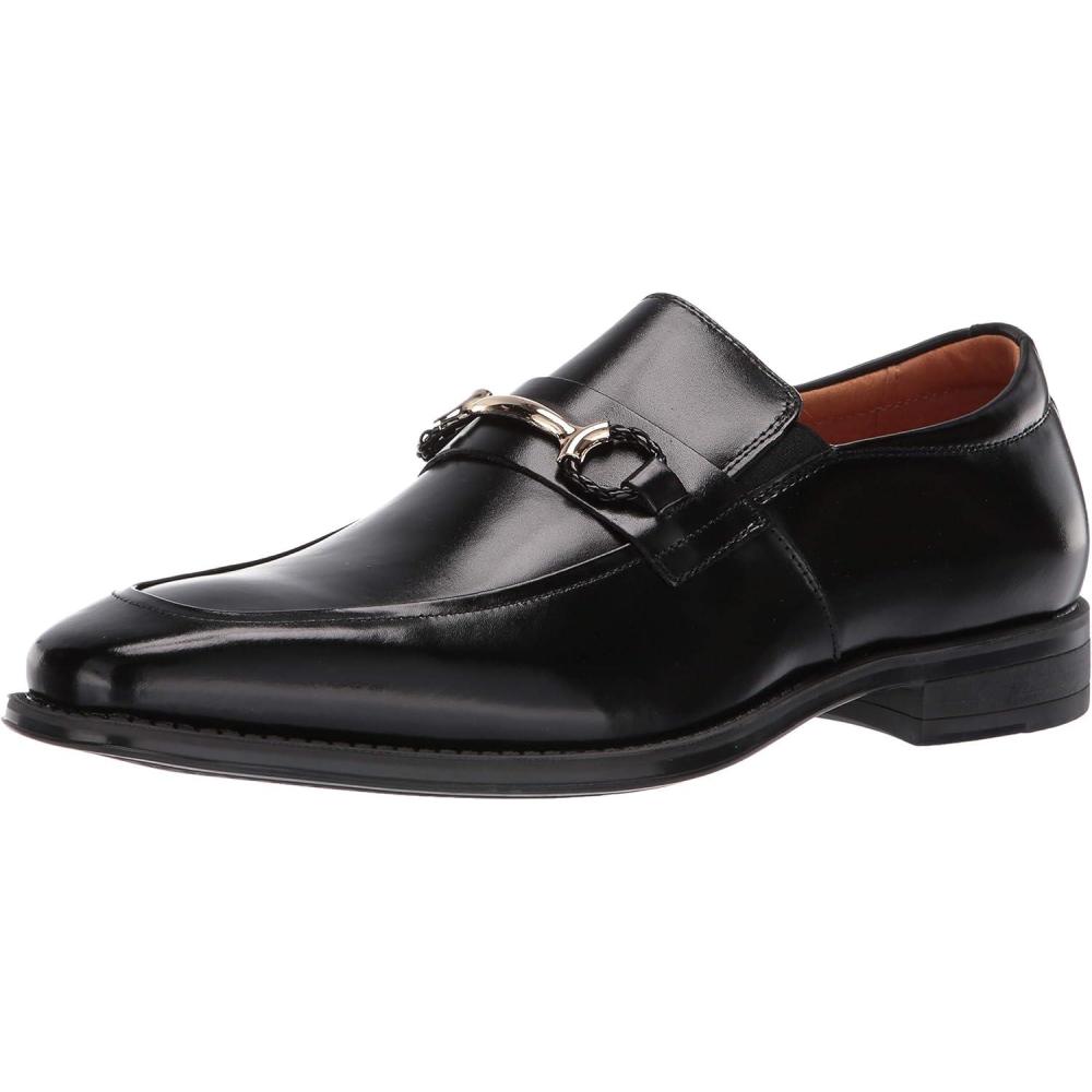 imageStacy Adams Mens Pierce MoeToe Slipon Penny LoaferBlack