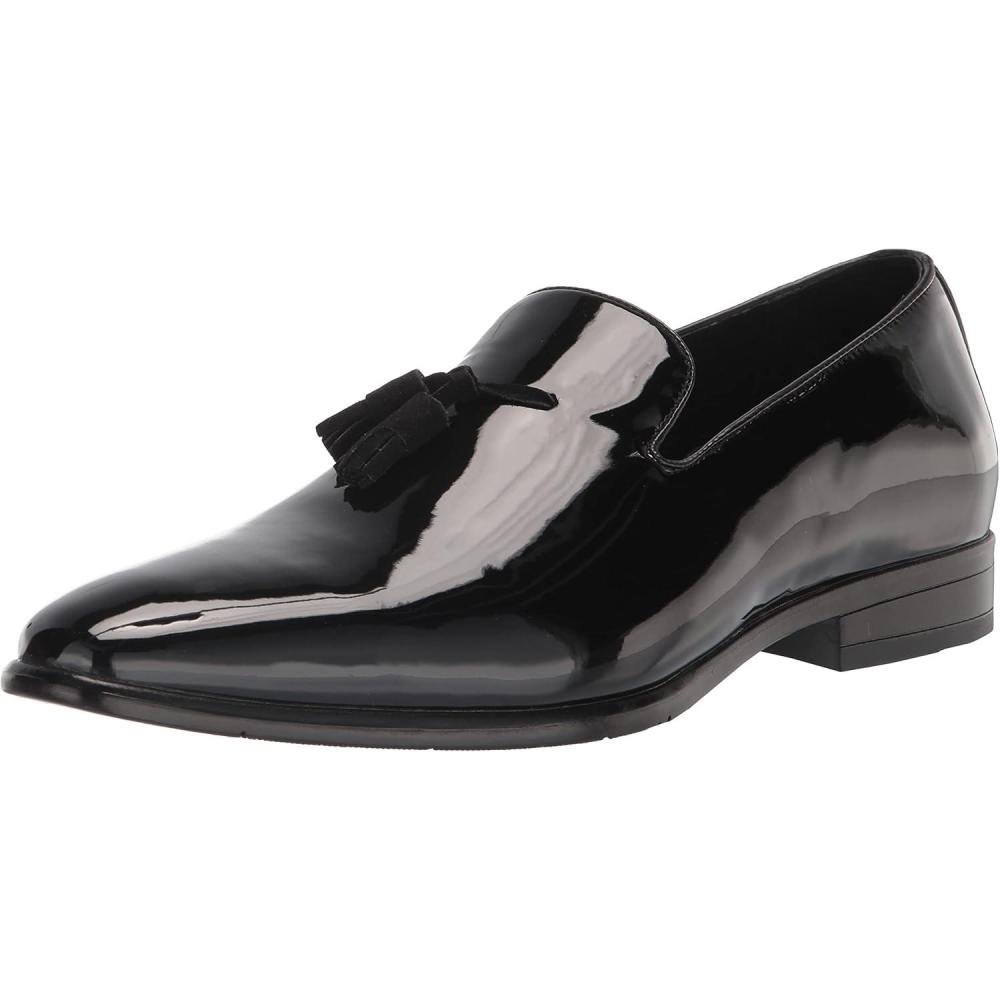 imageStacy Adams mens Phoenix Tassel Slip on LoaferBlack Patent