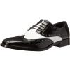 STACY ADAMS Men’s Tinsley Wingtip Oxford(Black/White)