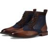 Stacy Adams Men’s Finnegan Wingtip Boot,NAVY/COGNAC,15M