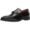 Stacy Adams Mens Pierce Moe-Toe Slip-on Penny Loafer(Black)