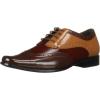 Stacy Adams Unisex-Child Tinsley Wingtip Lace-up Oxford(Brown/Multi)