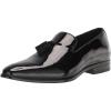 Stacy Adams mens Phoenix Tassel Slip on Loafer(Black Patent)