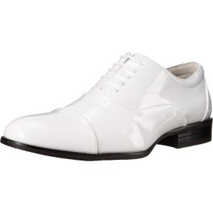 Stacy Adams Men’s, Gala Oxford(White Patent)