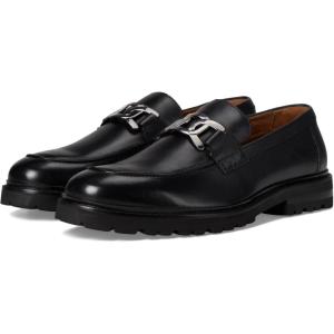 Stacy Adams Mens Hale Moc Toe Slip on(Black)
