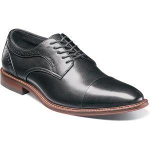 Stacy Adams Men’s, Maddox Cap Toe Oxford(Black Polished)