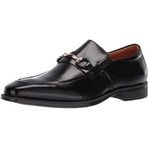 Stacy Adams Mens Pierce Moe-Toe Slip-on Penny Loafer(Black)