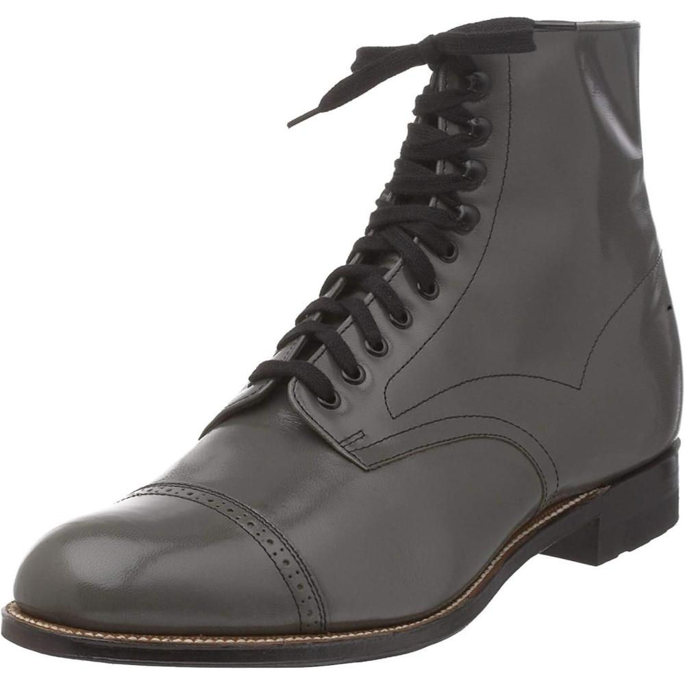 imageStacy Adams Mens Madison BootSteel Gray  15