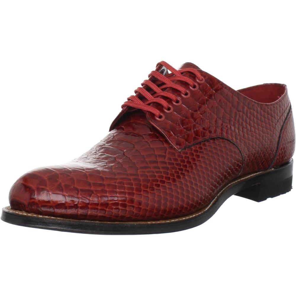 imageStacy Adams Mens Madison OxfordRed  055