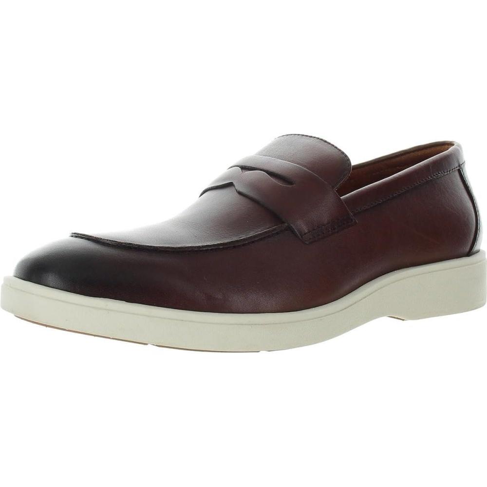 imageStacy Adams Mens Spencer Penny Slip onBurgundy