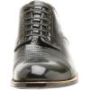 Stacy Adams Men’s Madison Lizard Print Oxford(Black – 49)