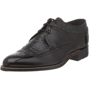 Stacy Adams Men’s Dayton Ostrich Oxford(Black – 375)