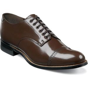 Stacy Adams Men’s Dayton Ostrich Oxford(Brown – 12)