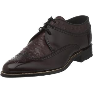 Stacy Adams Men’s Dayton Ostrich Oxford(Burgundy – 375)