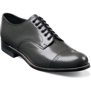 Stacy Adams Men’s Dayton Ostrich Oxford(Steel Gray – 12)