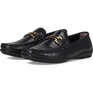 Stacy Adams Mens Embrey Moc Toe Driver(Black)