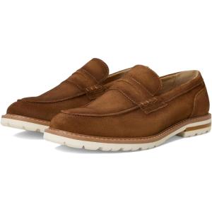 Stacy Adams Mens Hopkins Penny Slip on(Brown Suede)