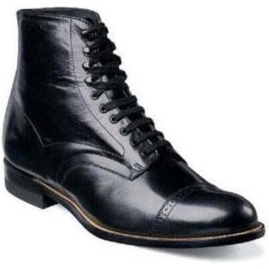 Stacy Adams Men’s Madison Boot(Black Kidskin)