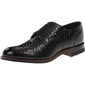Stacy Adams Men’s Madison Oxford(Black Snakeskin – 55)