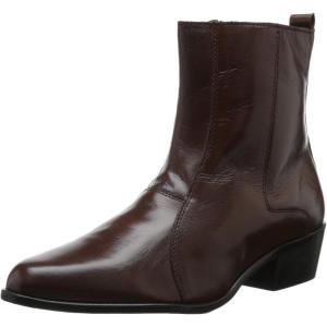 Stacy Adams Men’s Santos Plain-Toe Side Zipper Boot(Cognac)