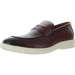 Stacy Adams Mens Spencer Penny Slip on(Burgundy)
