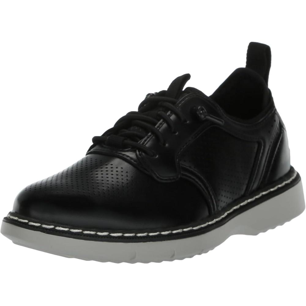 imageStacy Adams Boys Sync Elastic Lace SneakerBlack