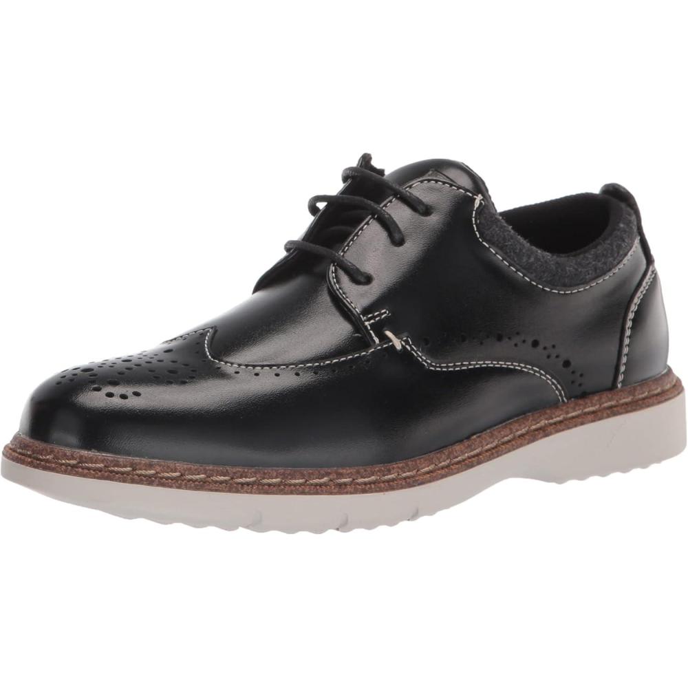 imageStacy Adams Boys Synergy Wingtip LaceBlack