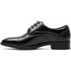Stacy Adams Boy’s Kallum Cap Toe Oxford, Black, 12.5M