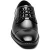 Stacy Adams Boy’s Kallum Cap Toe Oxford, Black, 12.5M