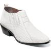 STACY ADAMS mens Sandoval Heeled Ankle Boot(White)