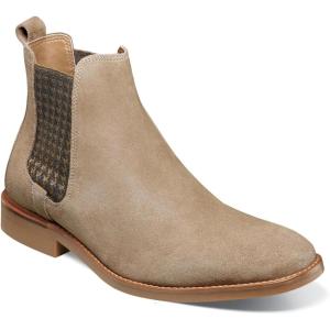 STACY ADAMS mens Gabriel Chelsea Boot(Sand Suede)