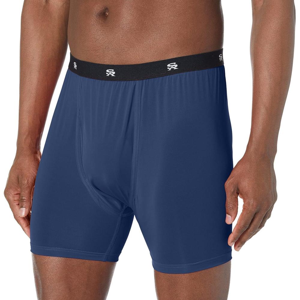 imageStacy Adams Mens Boxer BriefNavy