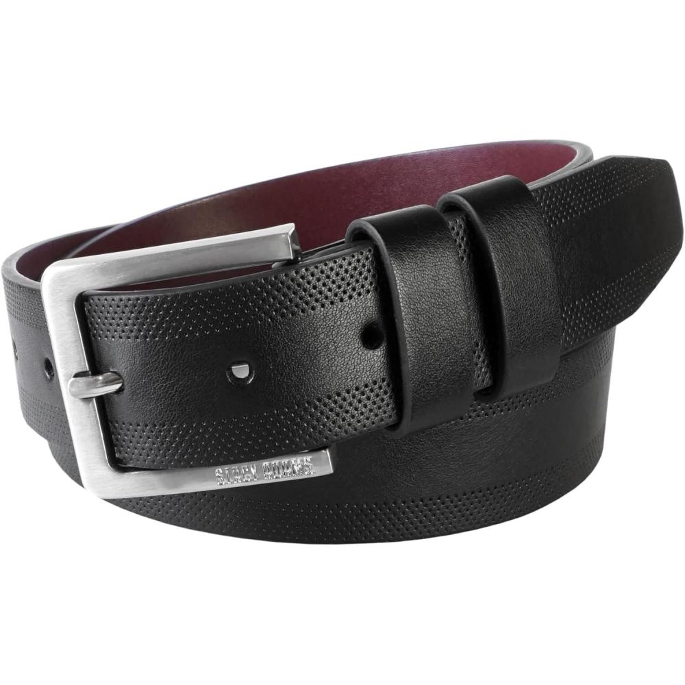 imageStacy Adams mens Casual BeltsBlack James Belt