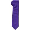 Stacy Adams Men’s Satin solid Tie Set(Purple)
