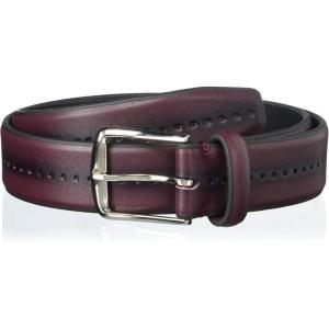 Stacy Adam’s Leather Dress Belt for Dickinson Oxford, Suits, Pants, Classic, Formal, Business, Work, Smooth Edge, Croco(Carnegie Burnished Burgundy)