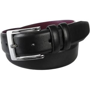 Stacy Adam’s Leather Dress Belt for Dickinson Oxford, Suits, Pants, Classic, Formal, Business, Work, Smooth Edge, Croco(Russell Burgundy)