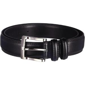 Stacy Adam’s Leather Dress Belt for Dickinson Oxford, Suits, Pants, Classic, Formal, Business, Work, Smooth Edge, Croco(Russell Navy)