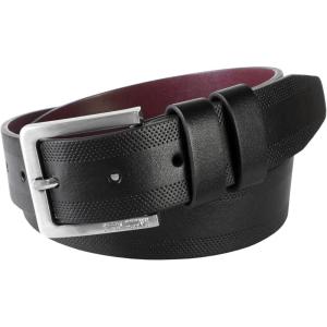 Stacy Adams mens Casual Belts(Black James Belt)