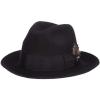 STACY ADAMS Men’s Felt Fedora(Black)