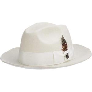 STACY ADAMS Men’s Felt Fedora(Ivory)