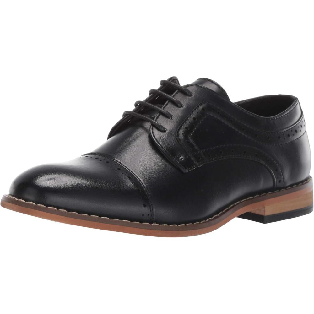 image:imageStacy Adams Boys Dickinson CapToe OxfordBlack