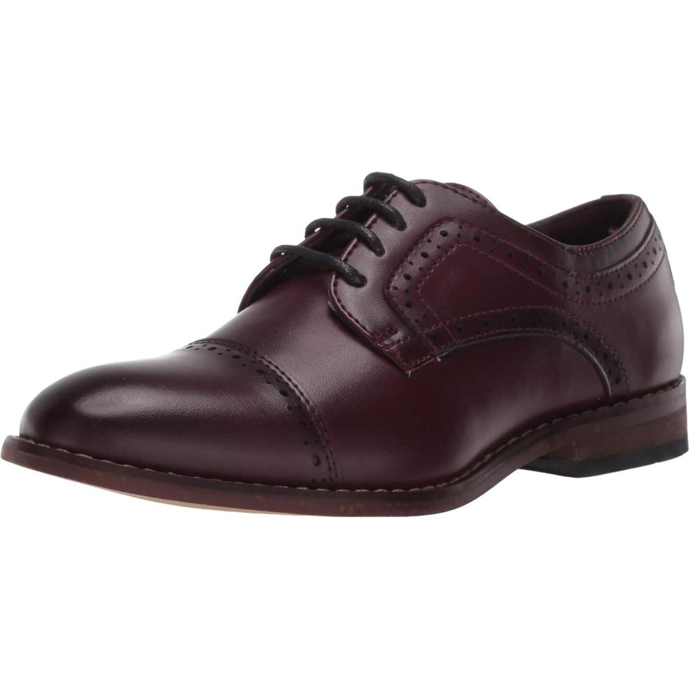 image:imageStacy Adams Boys Dickinson CapToe OxfordBurgundy